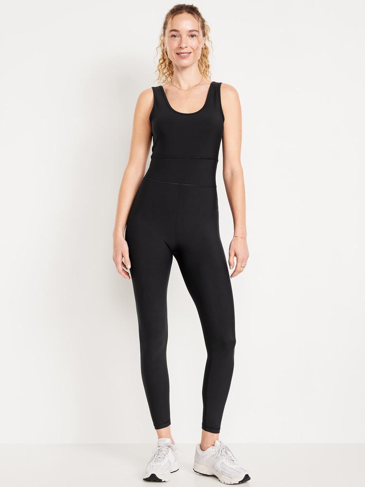 powersoft open-back 7/8 bodysuit