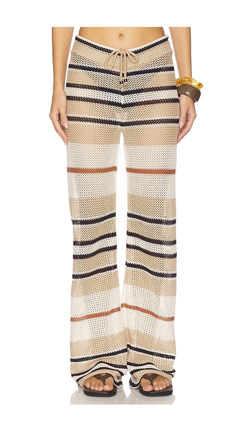 pq bree boho pant in brown.