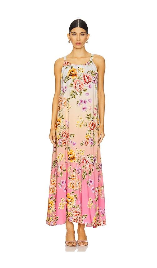 pq leilani dress in beige,pink.