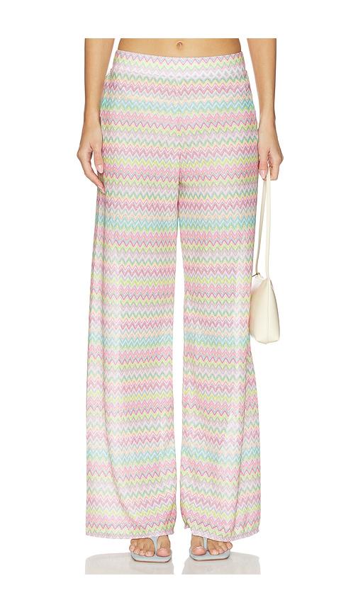 pq meg high waist pant in pink,teal.