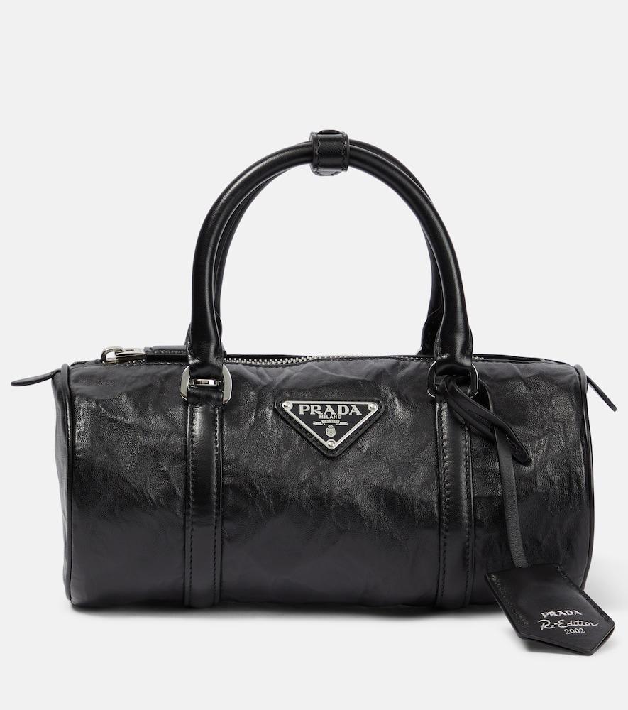 prada antique leather tote bag
