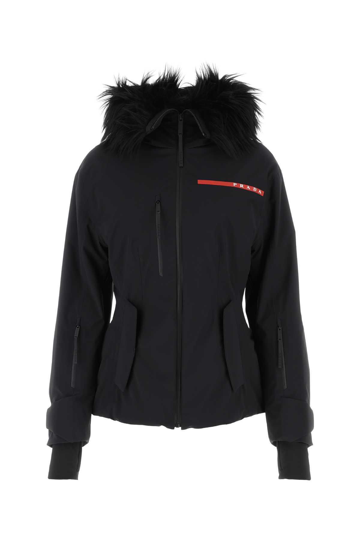 prada black re-nylon ski jacket