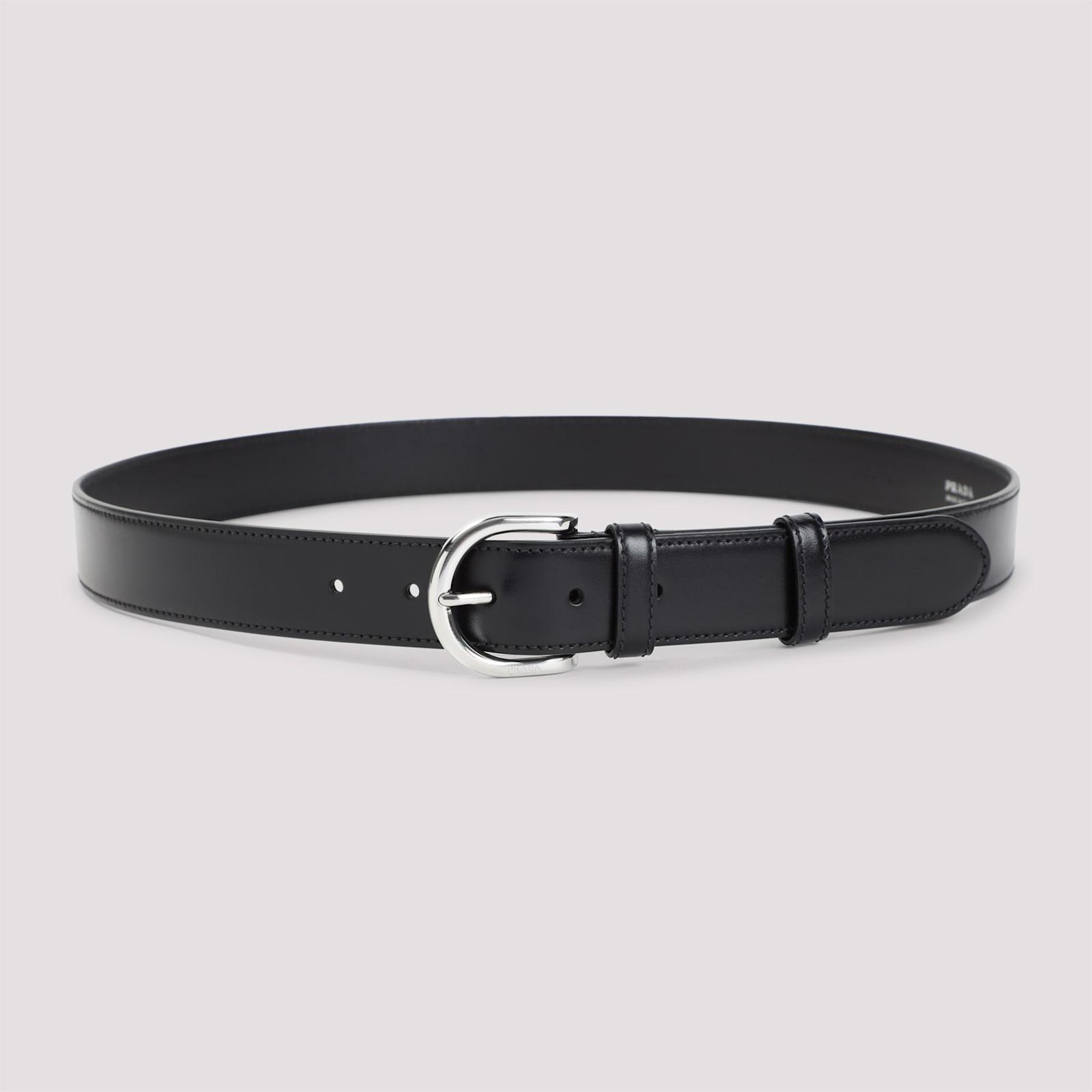 prada calf leather belt