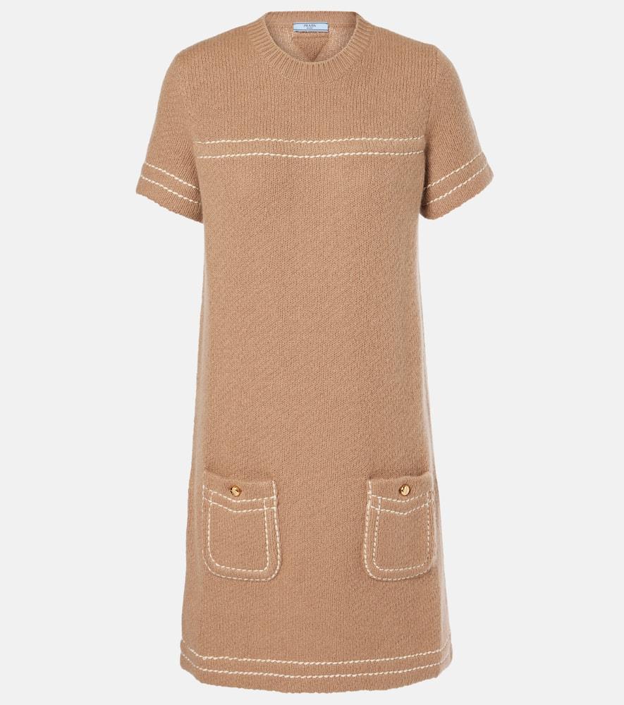 prada cashmere minidress