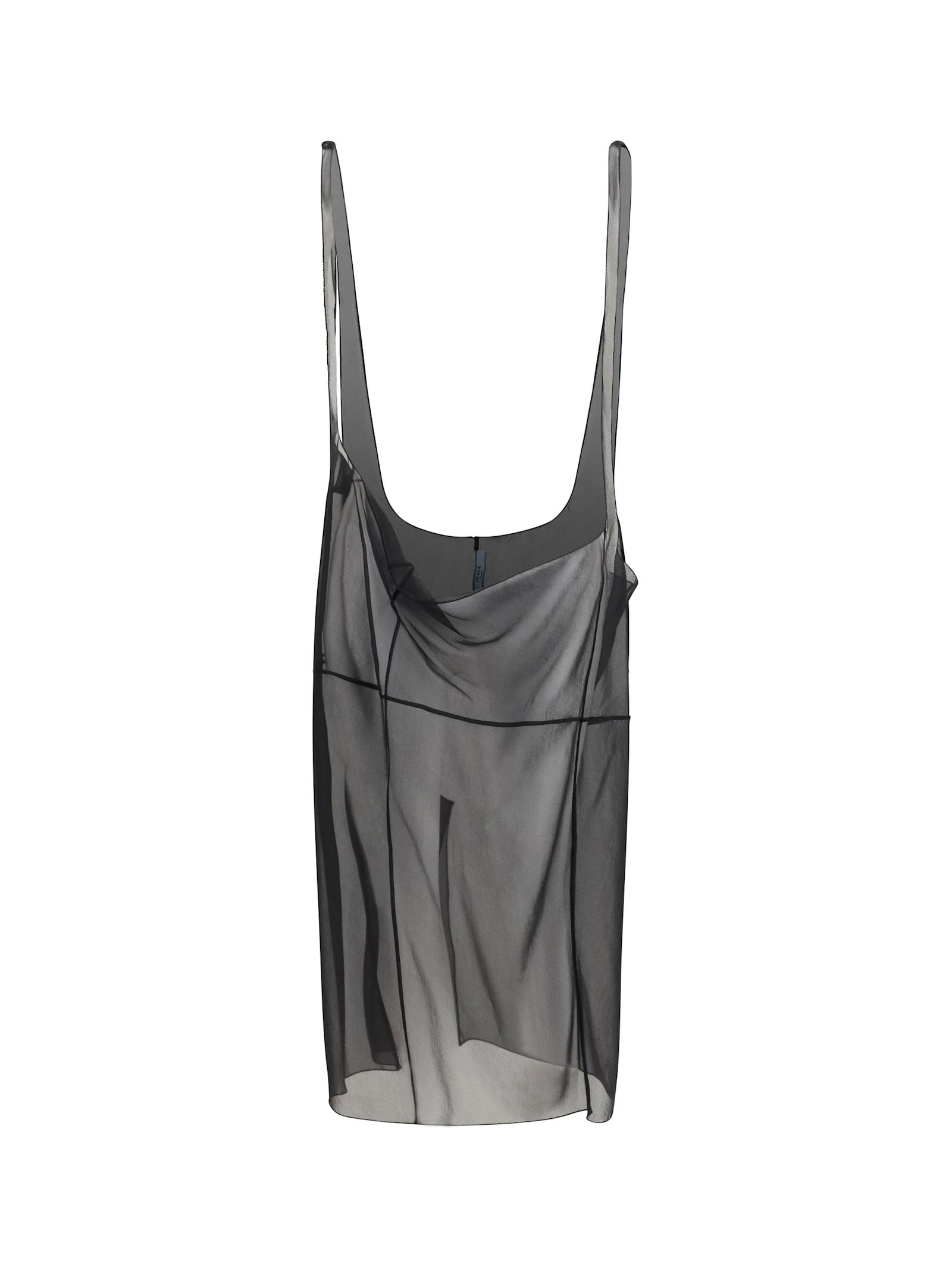 prada cigaline midi skirt with suspender straps