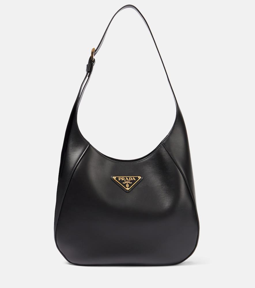 prada city medium leather shoulder bag