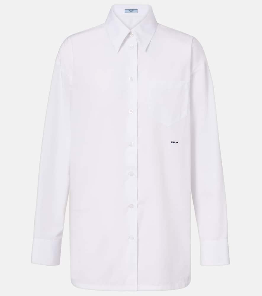 prada cotton poplin shirt