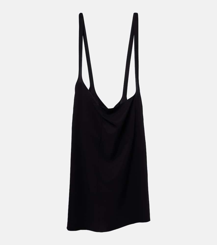 prada crêpe midi skirt