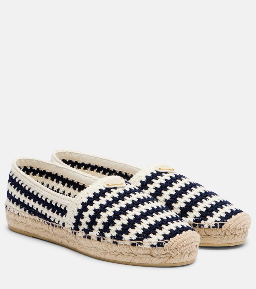 prada crochet espadrilles