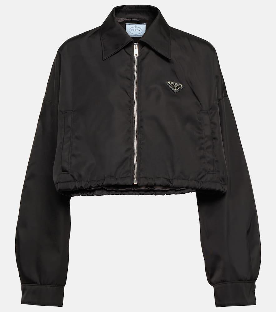 prada cropped nylon jacket