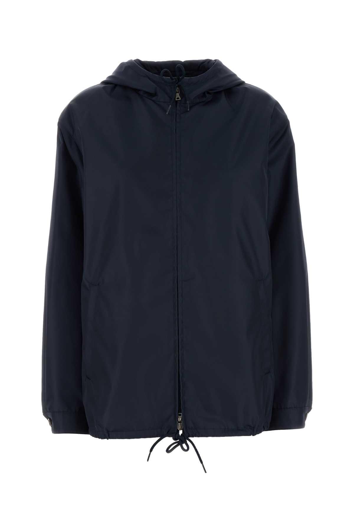 prada dark blue re-nylon jacket