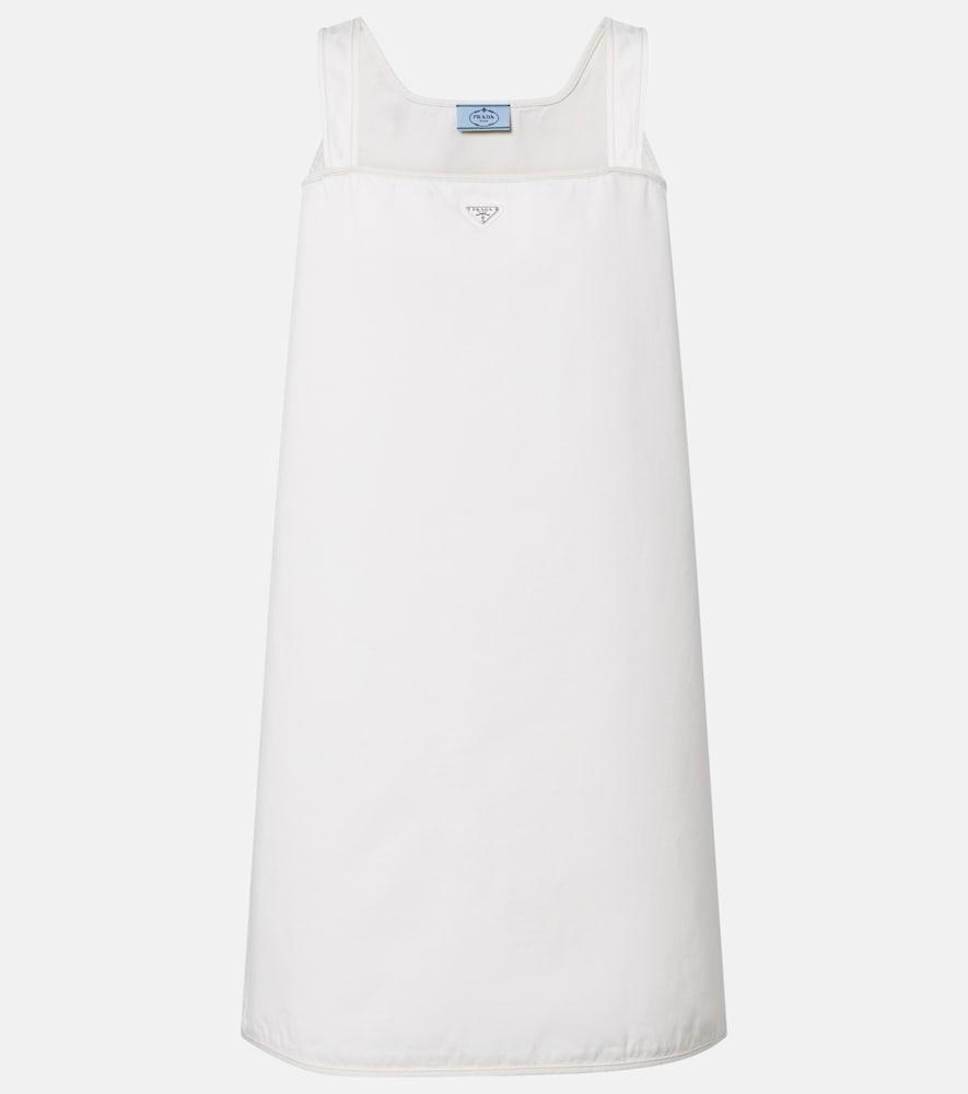 prada denim minidress