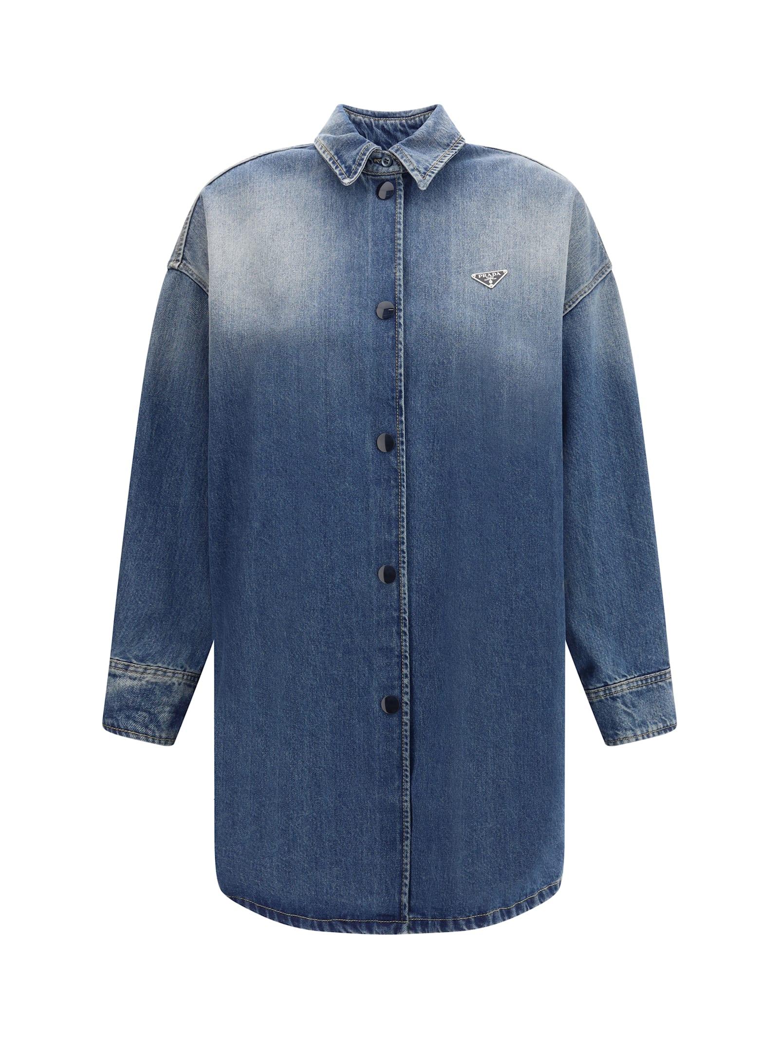 prada denim shirt jacket