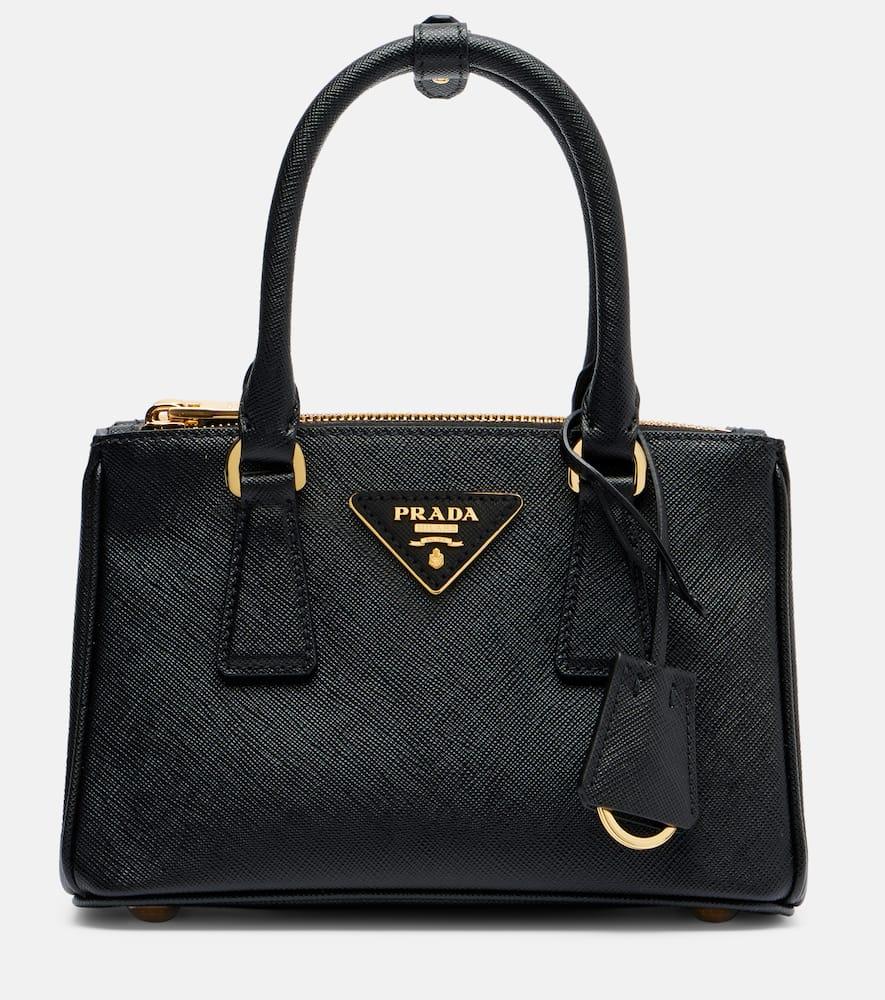 prada galleria saffiano mini leather tote bag
