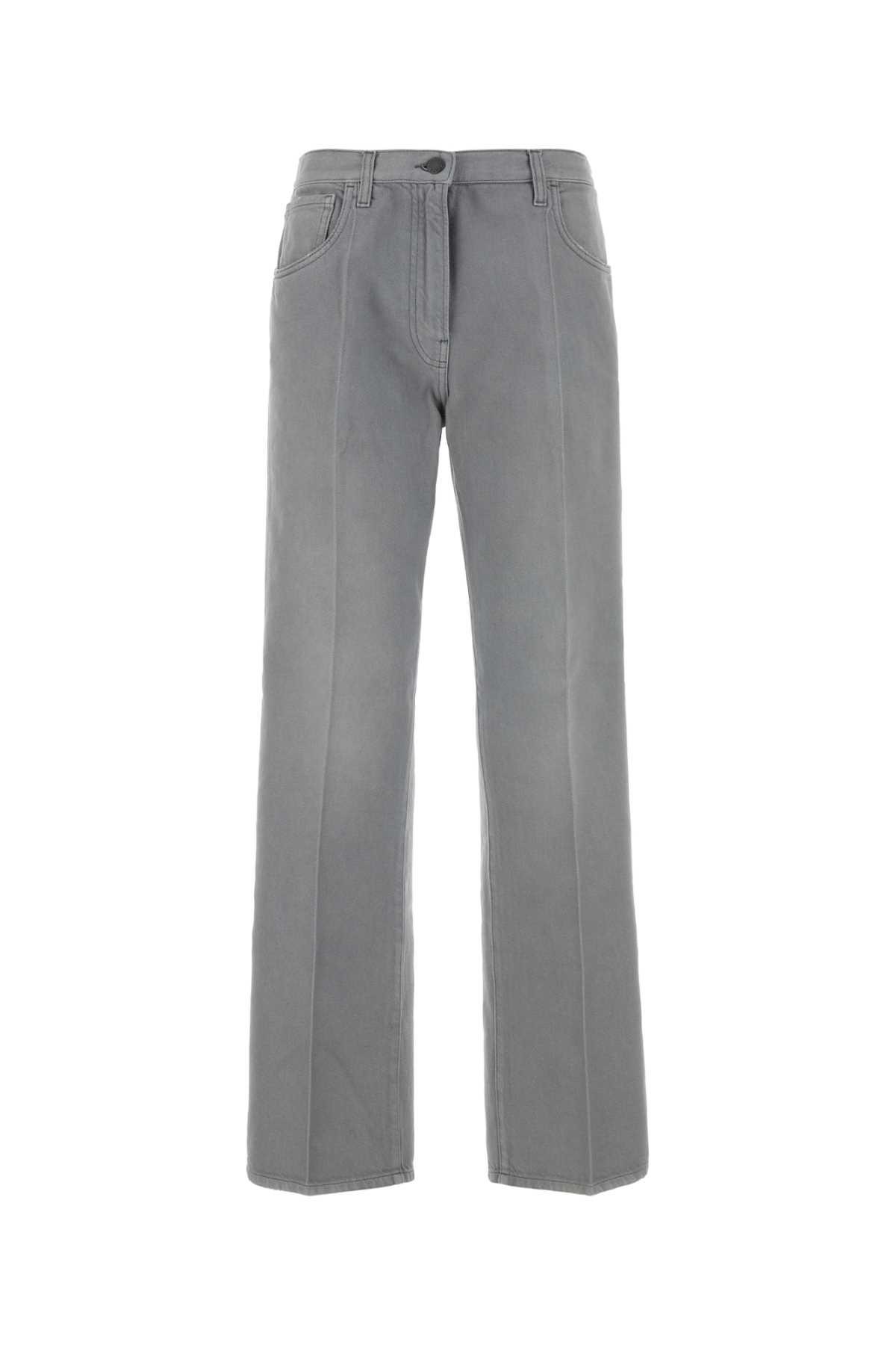 prada grey denim jeans