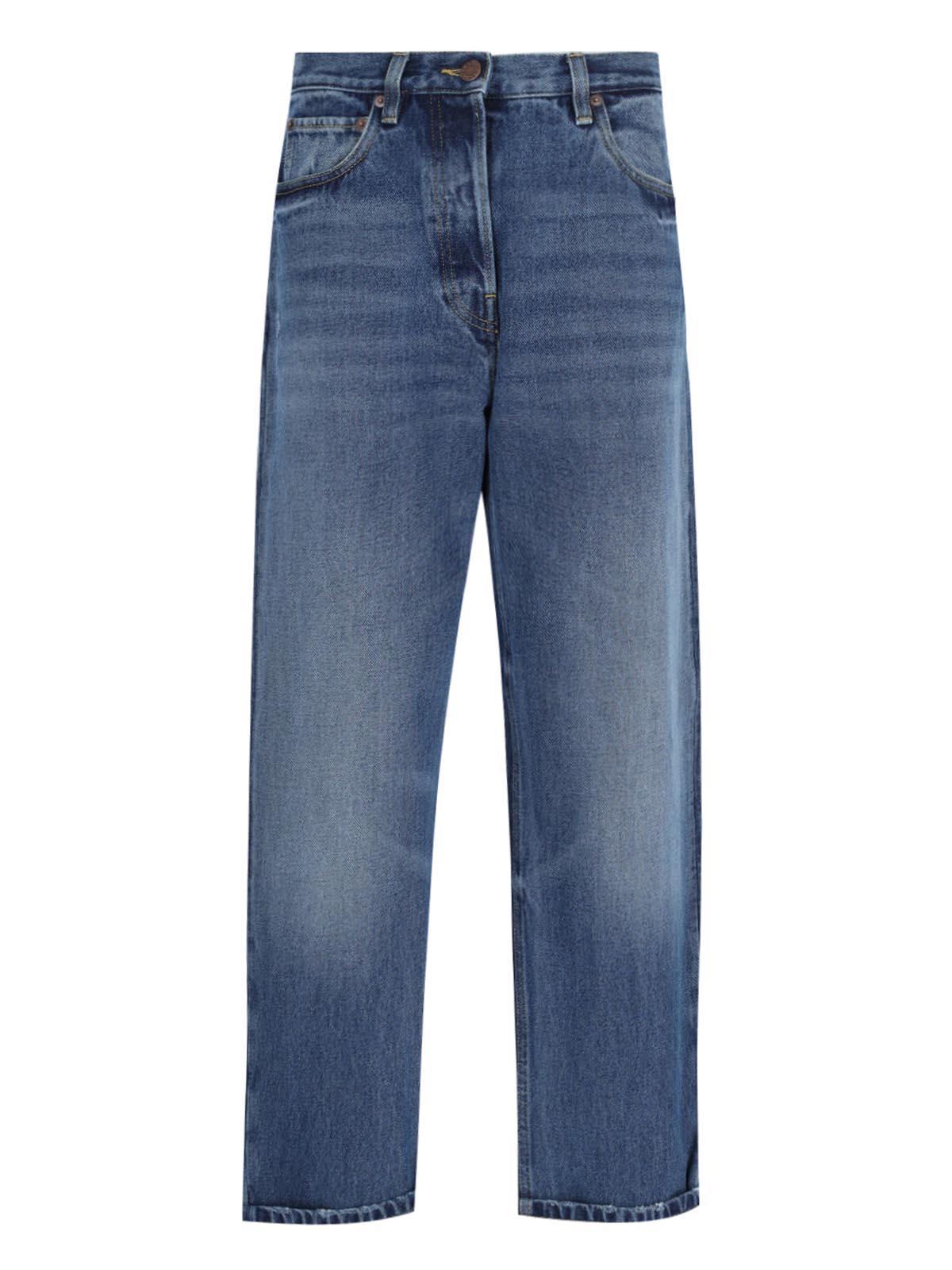 prada jeans blue cotton - women