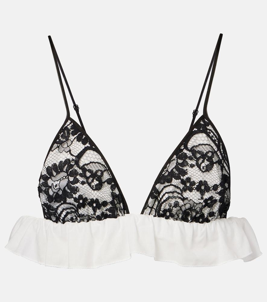 prada lace bralette