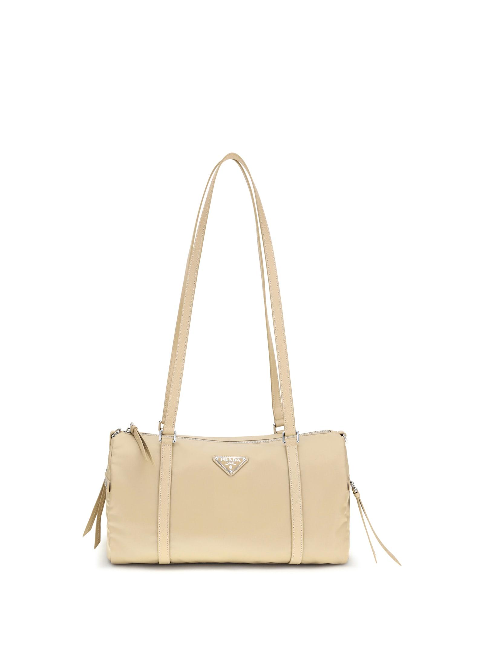 prada large re-nylon and saffiano shoulder bag