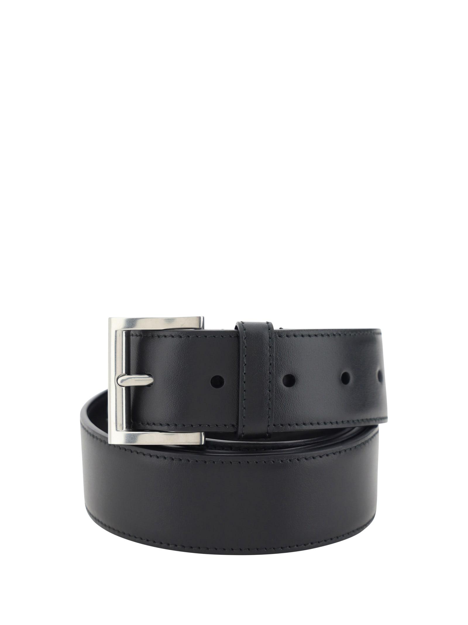 prada leather belt