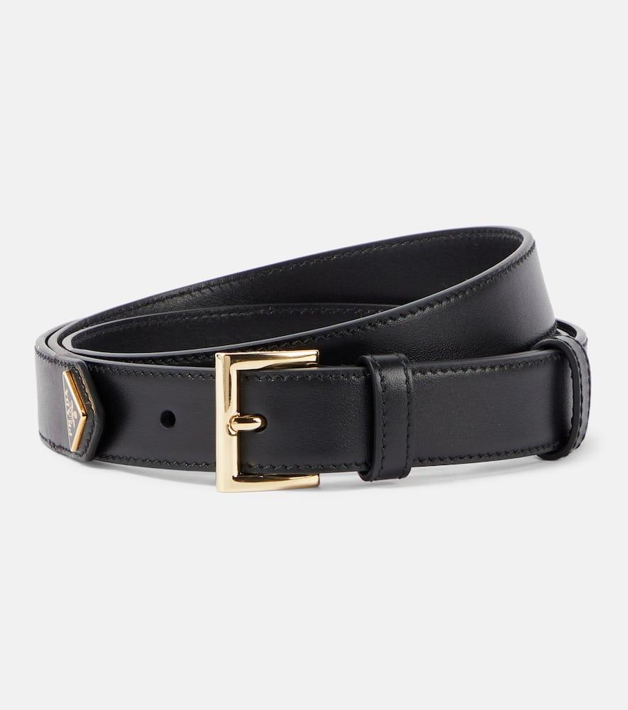 prada leather belt
