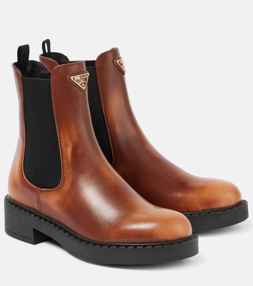 prada leather chelsea boots