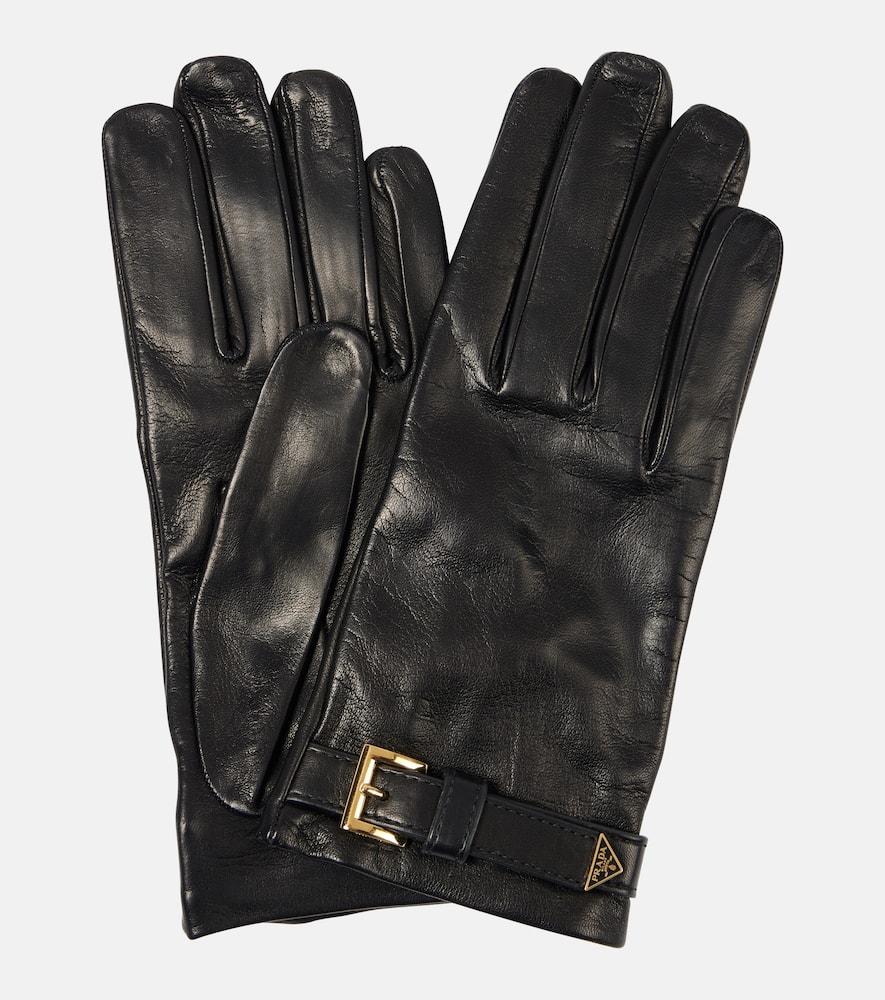 prada leather gloves
