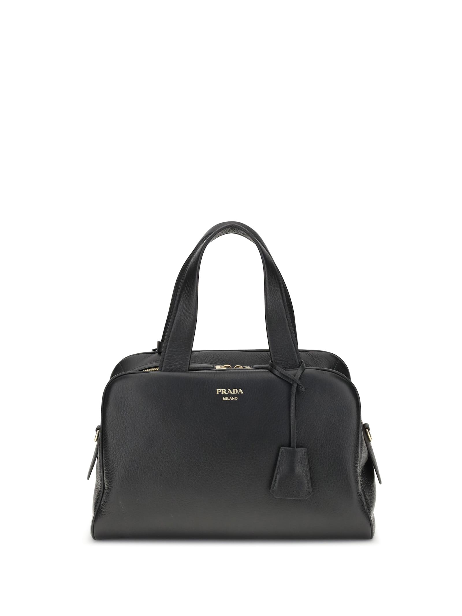 prada leather handbag