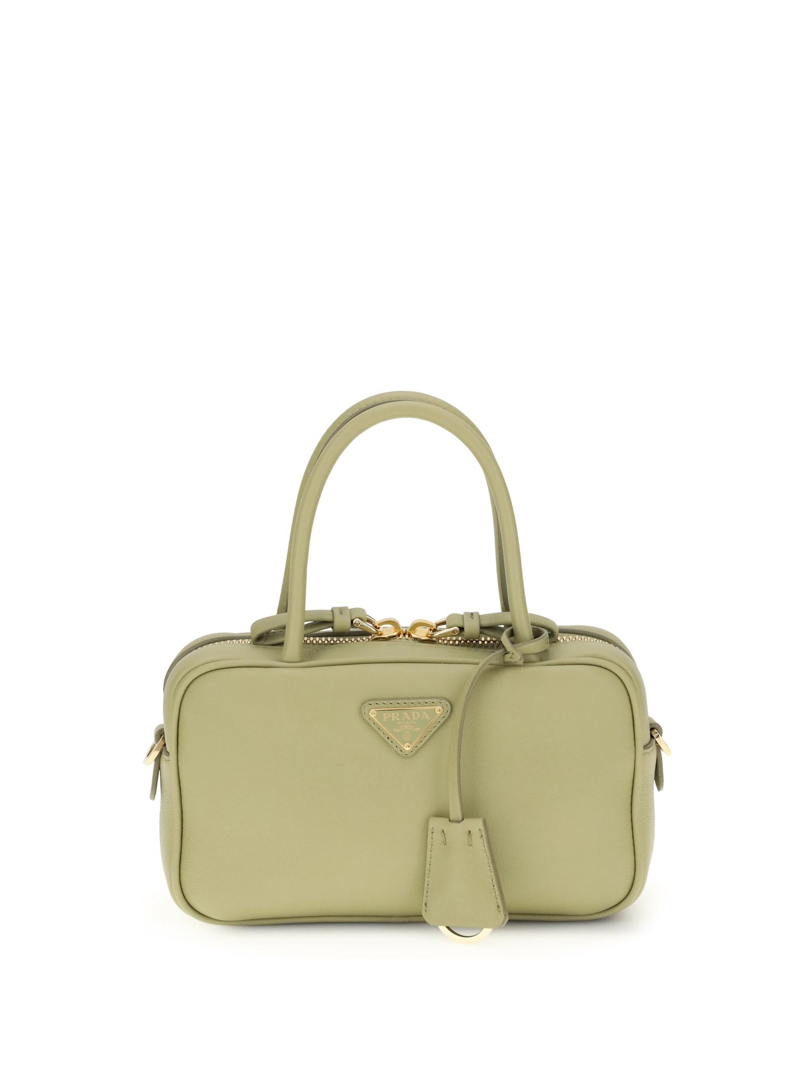 prada leather handbag