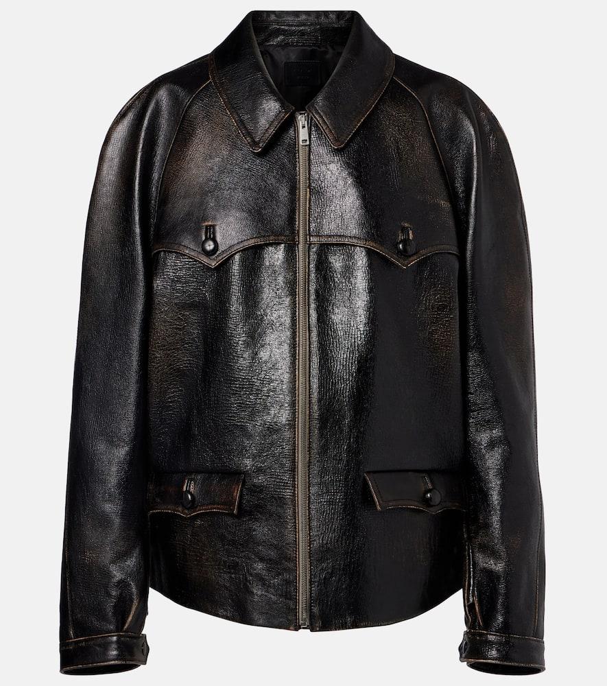 prada leather jacket