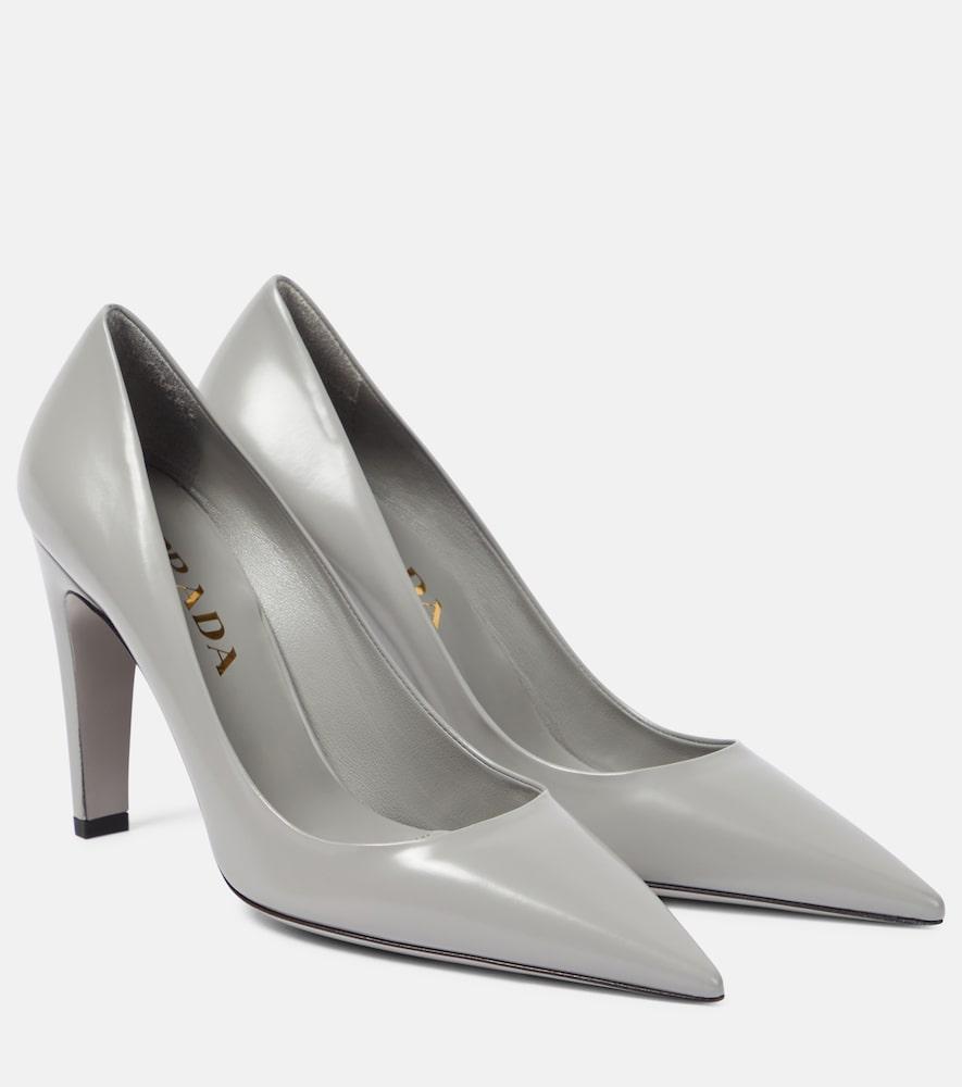 prada leather pumps