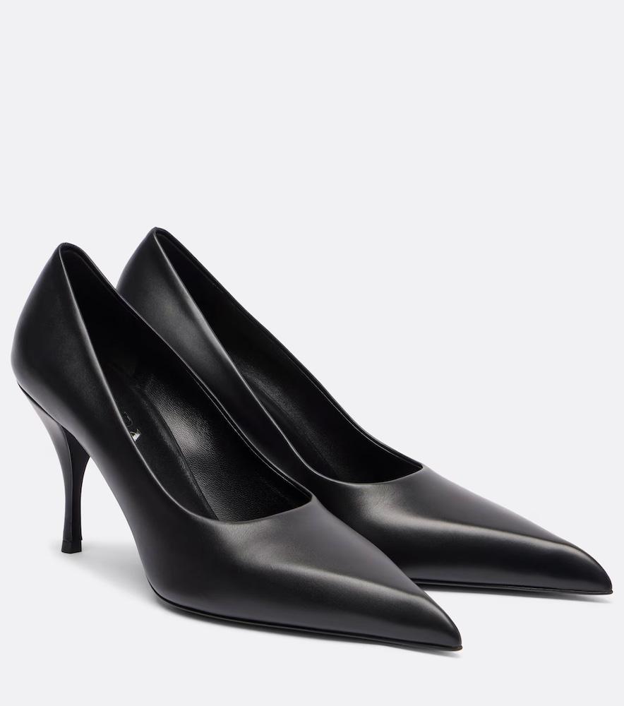 prada leather pumps
