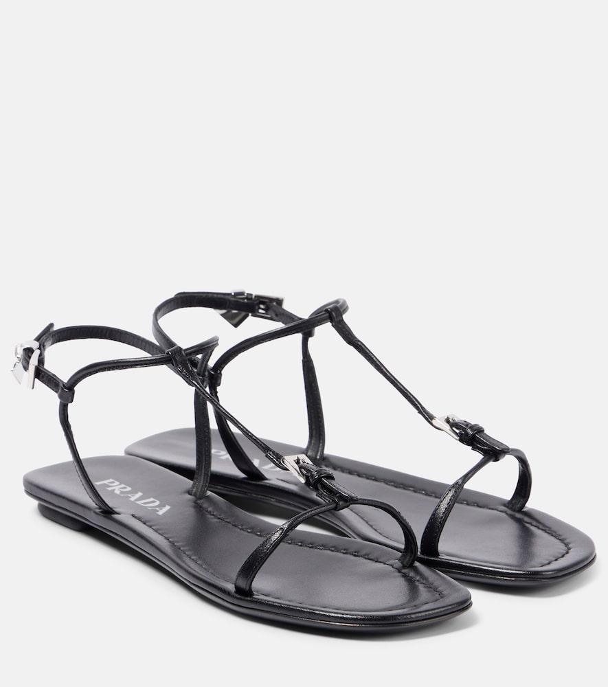 prada leather sandals