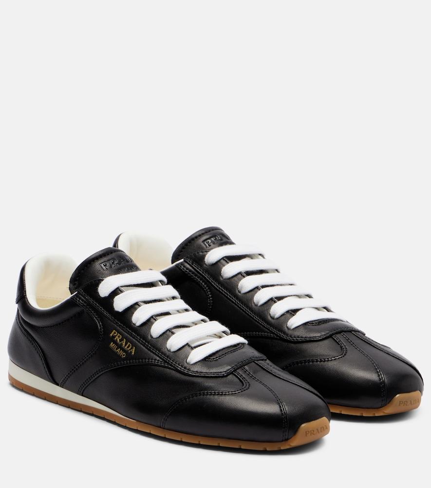 prada leather sneakers