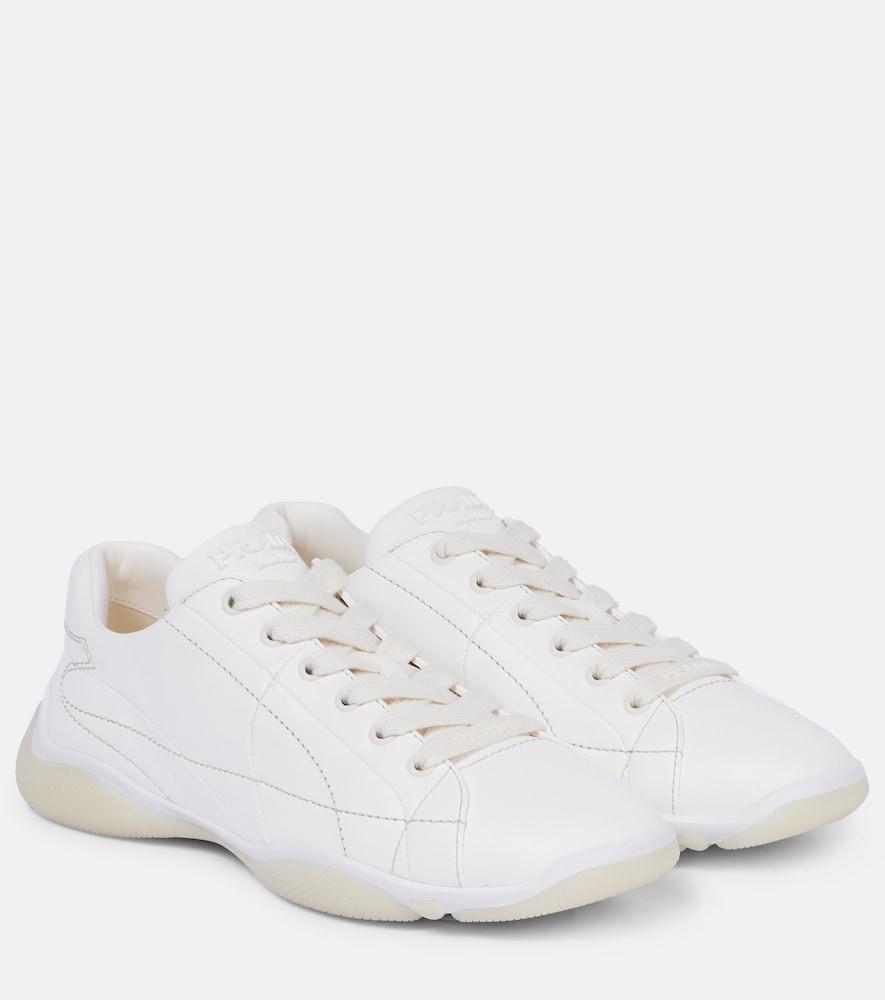 prada leather sneakers