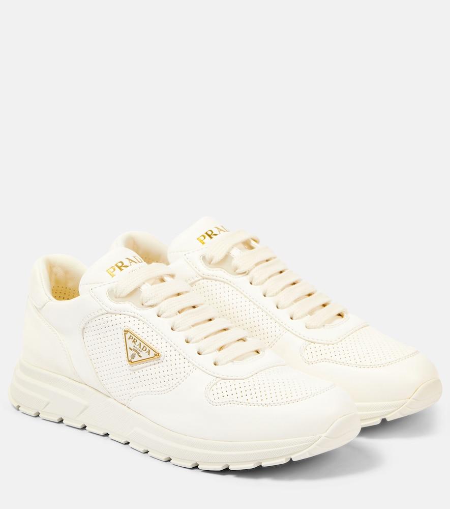 prada leather sneakers