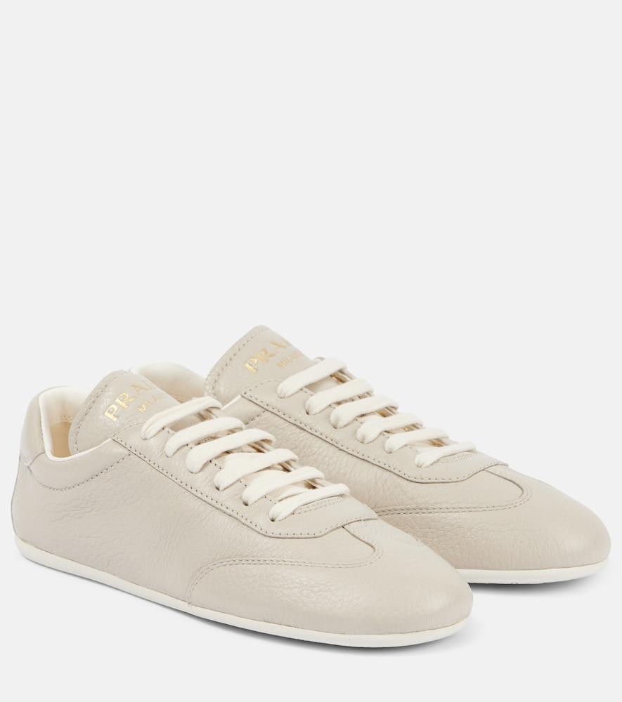 prada leather sneakers