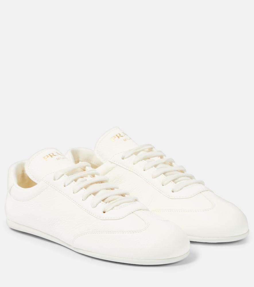 prada leather sneakers