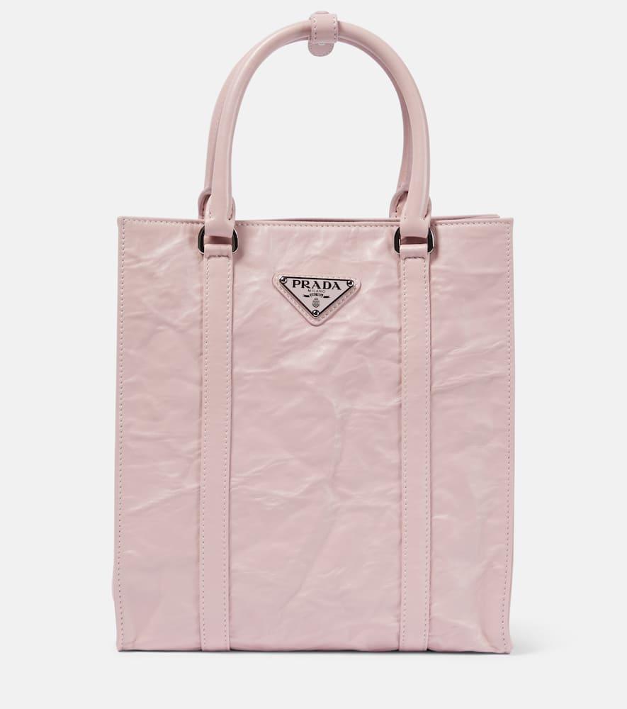 prada leather tote bag