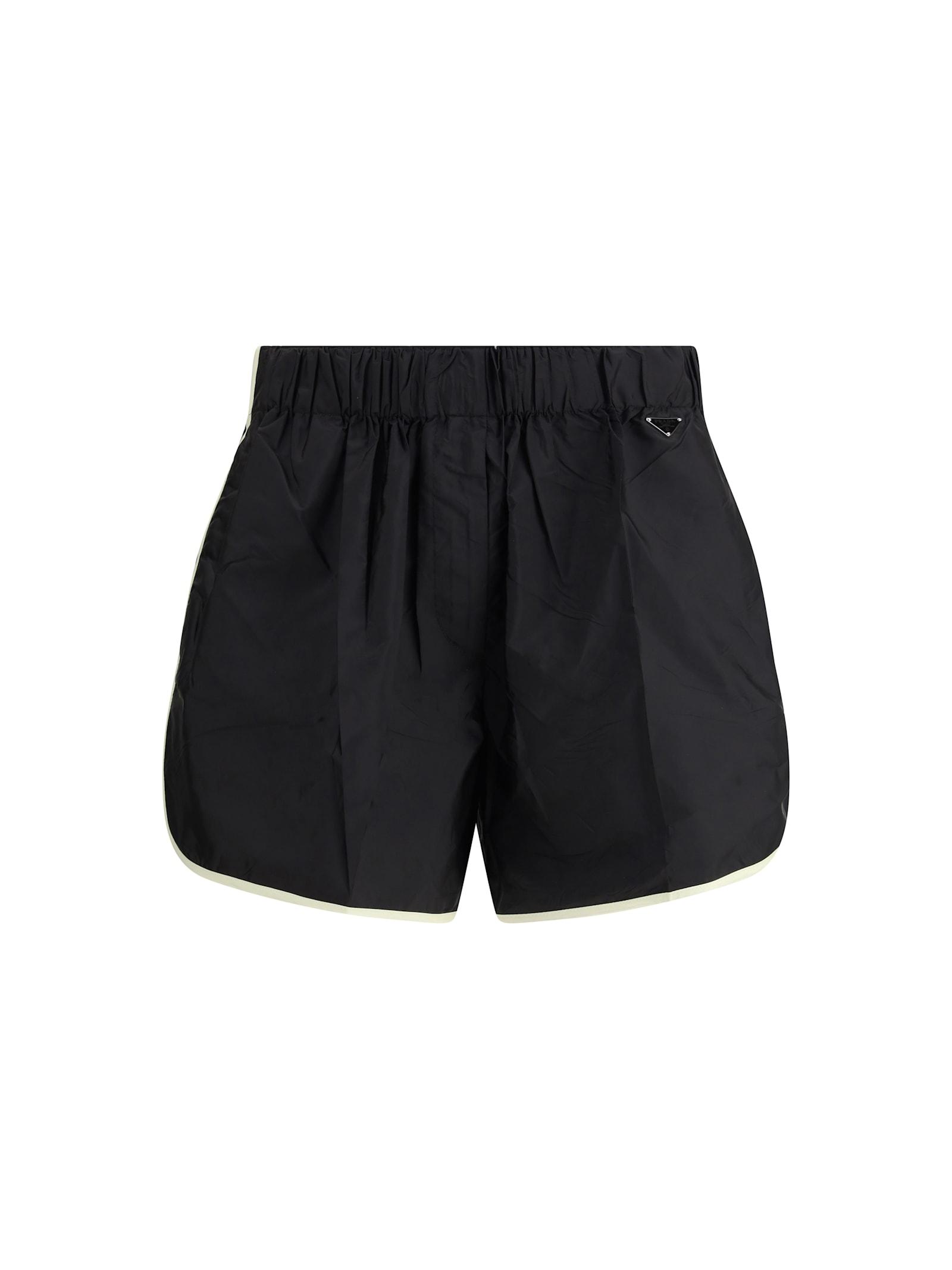 prada lightweight re-nylon shorts