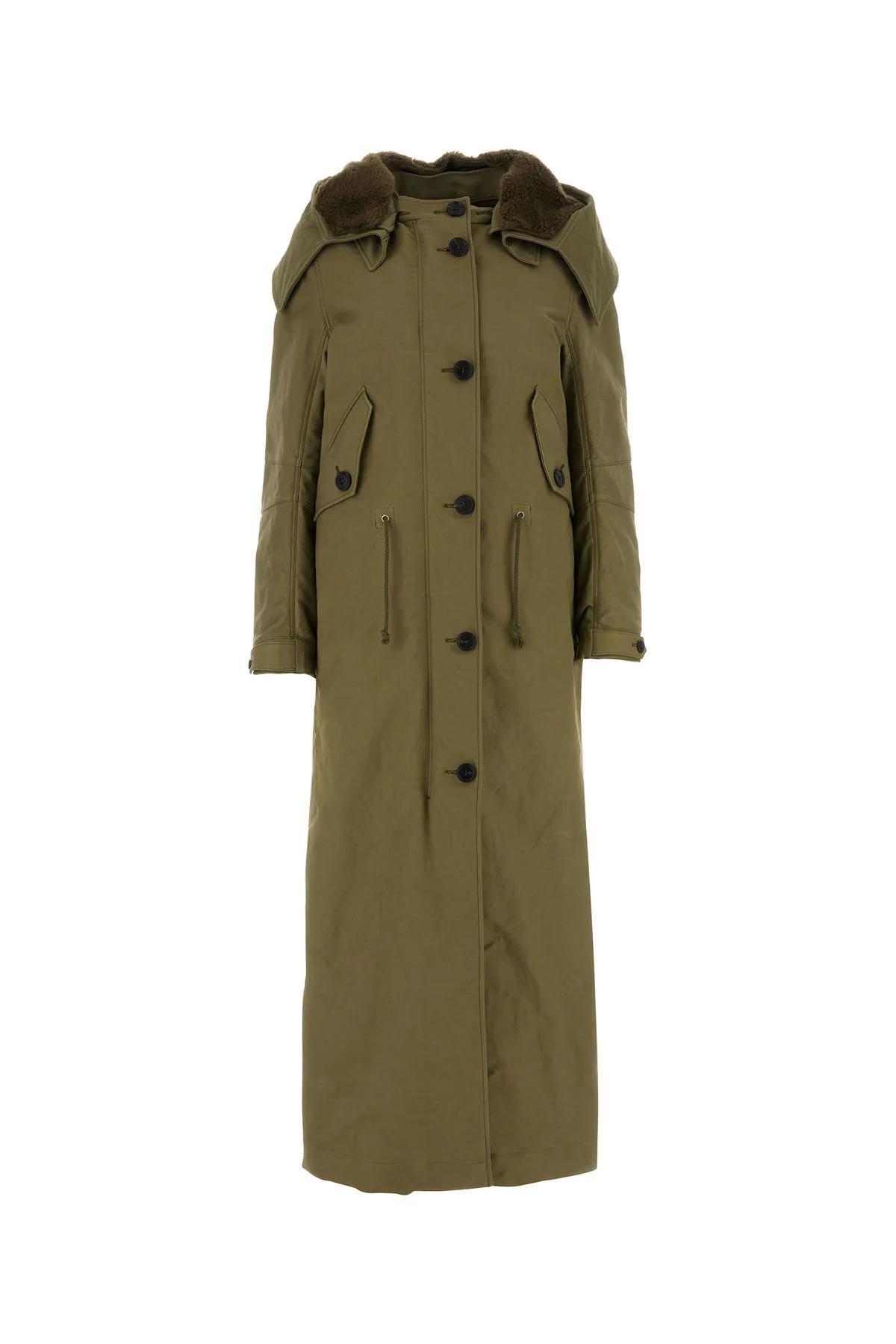 prada long parka coat