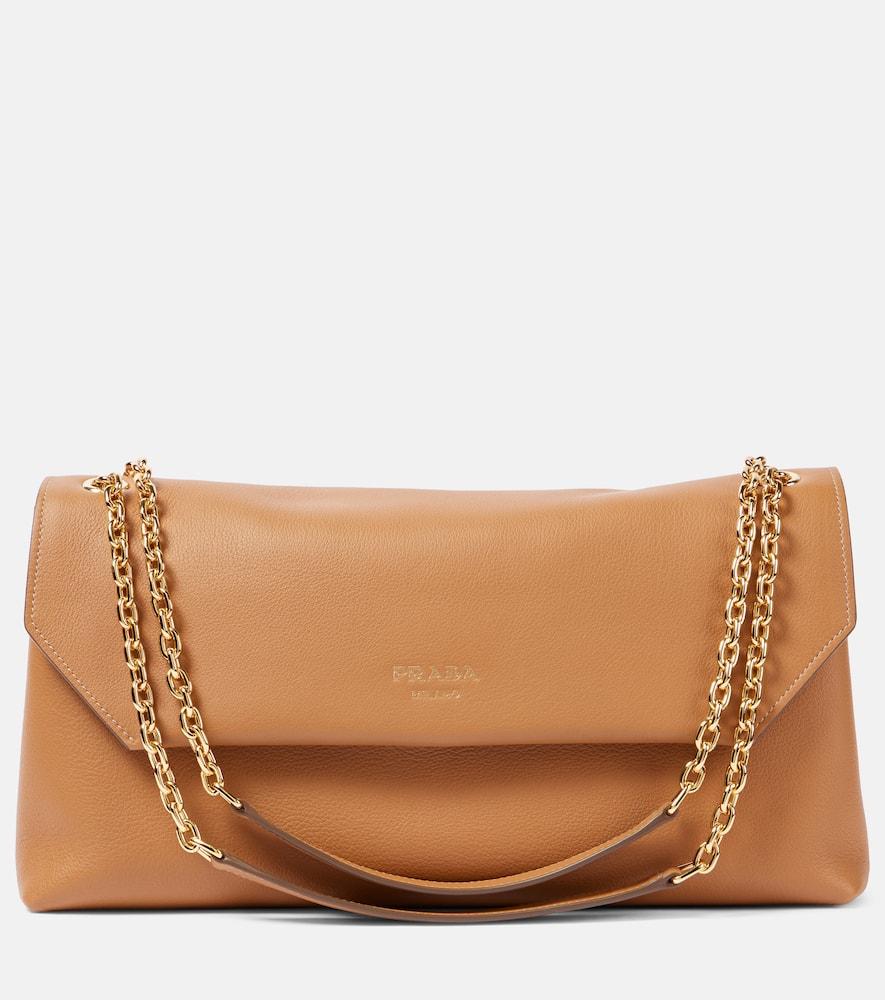 prada medium leather shoulder bag