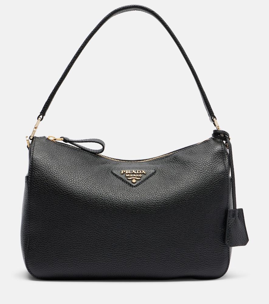 prada medium leather shoulder bag