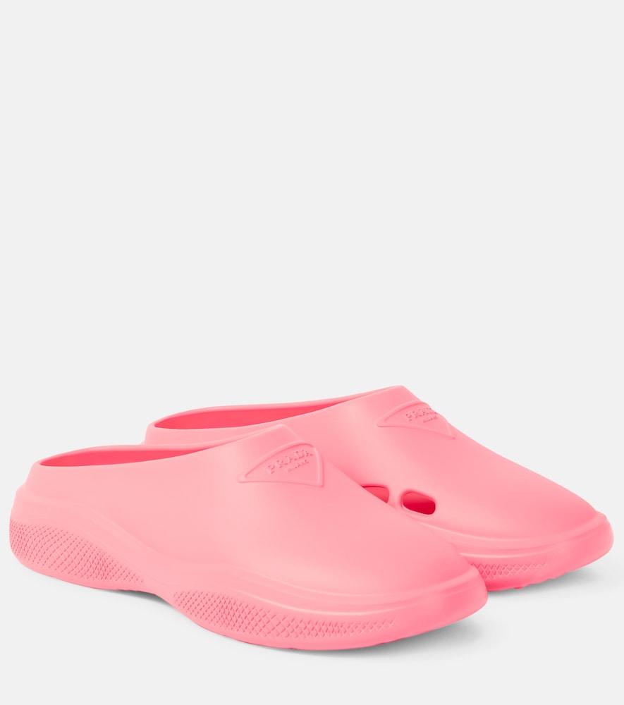 prada mellow rubber slippers