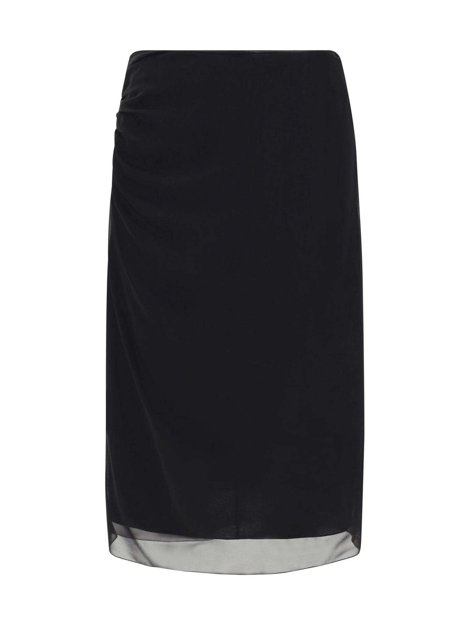 prada midi skirt