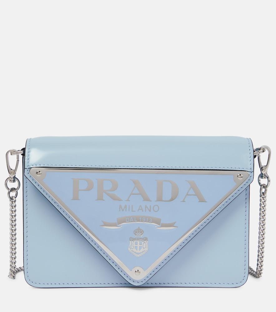 prada mini leather crossbody bag