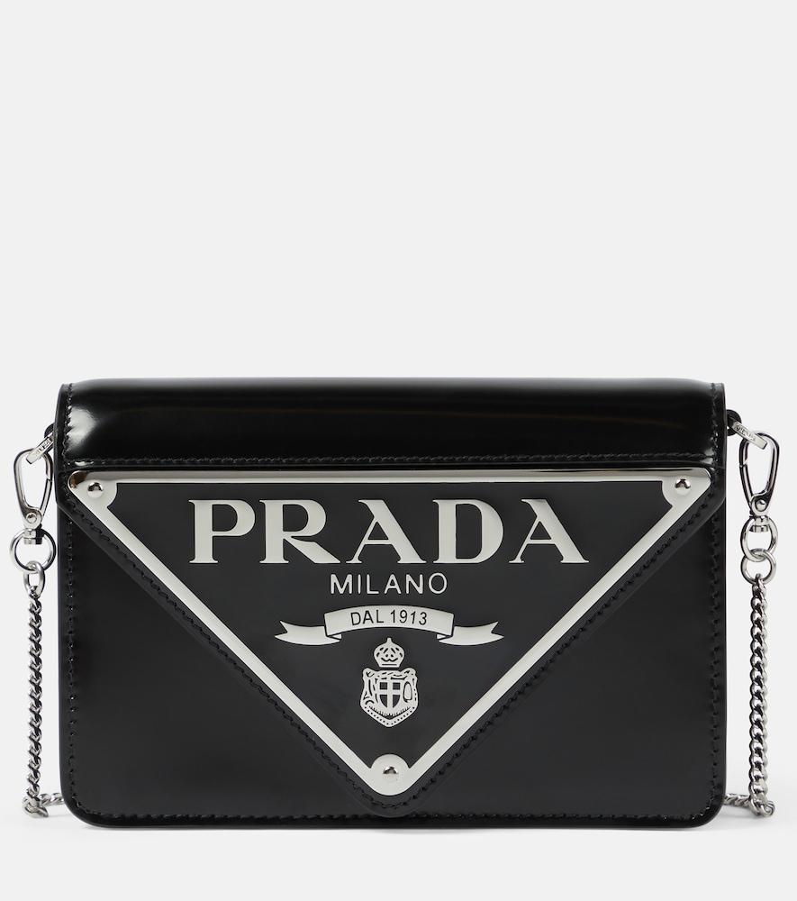 prada mini leather crossbody bag