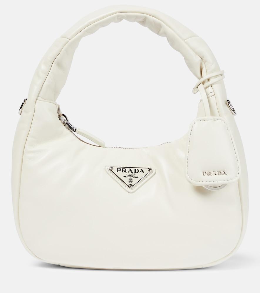 prada mini leather tote bag