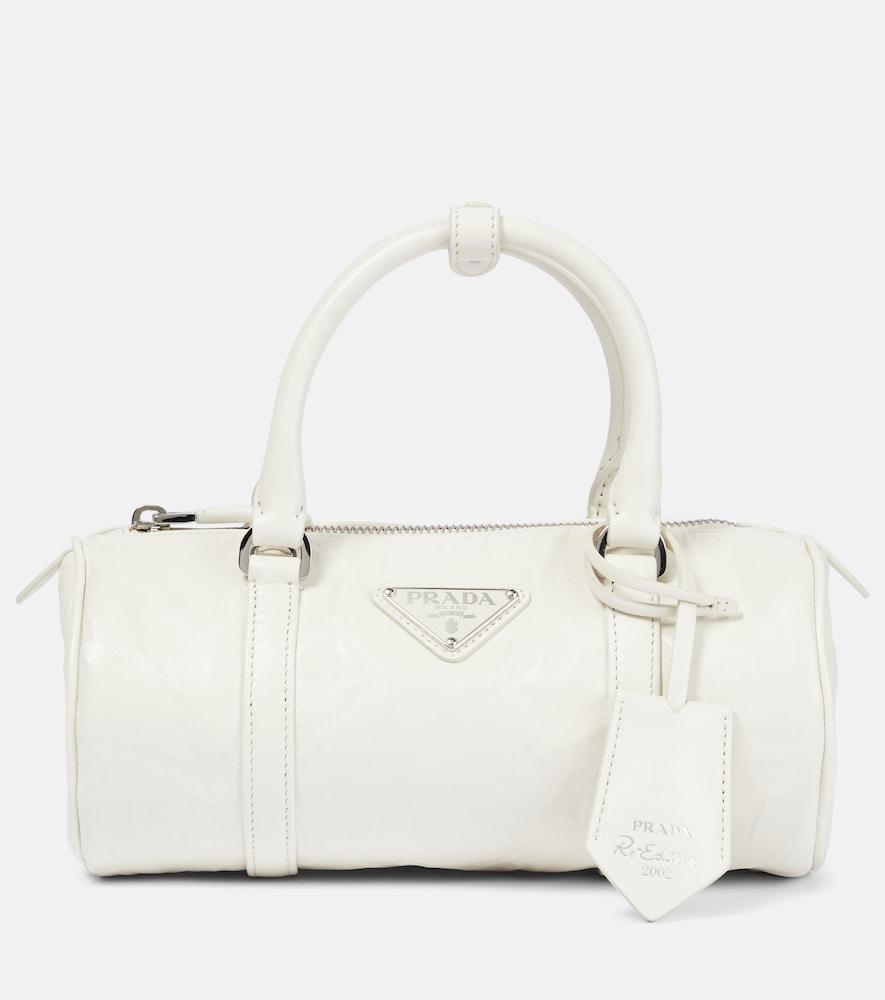prada mini leather tote bag