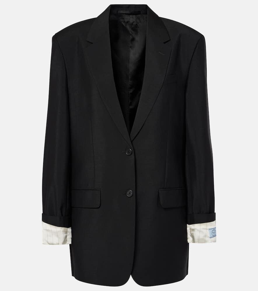 prada mohair and wool blazer
