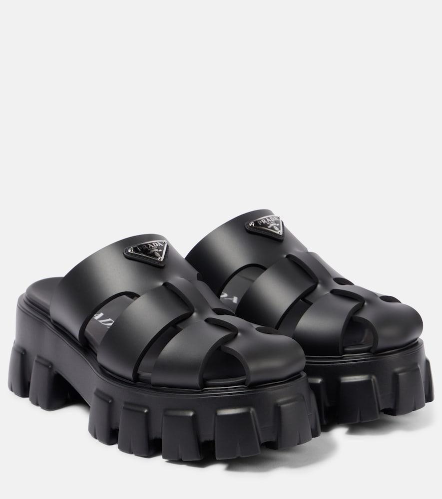 prada monolith platform fisherman sandals